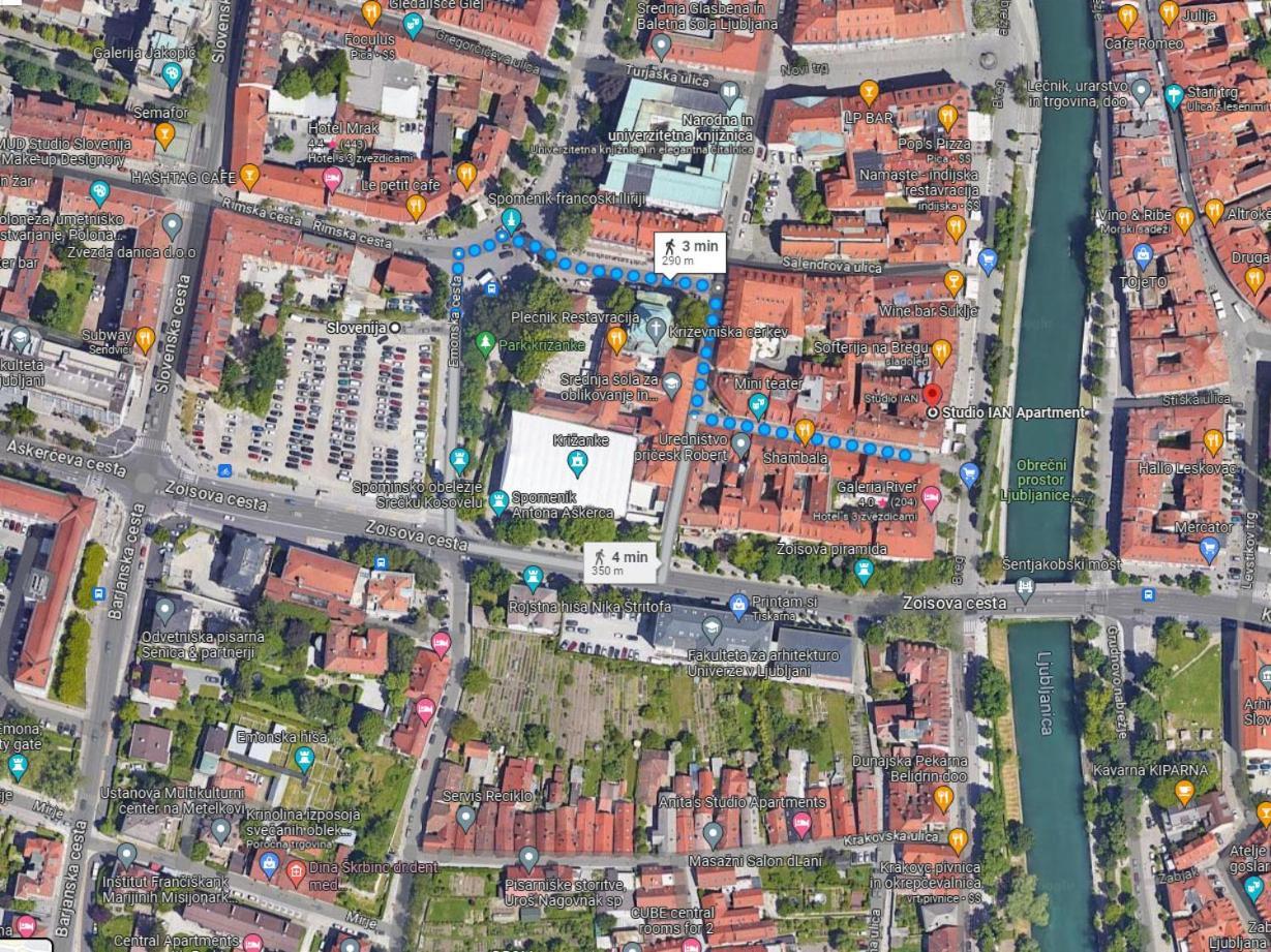 Studio Ian 1 Ljubljana Ngoại thất bức ảnh